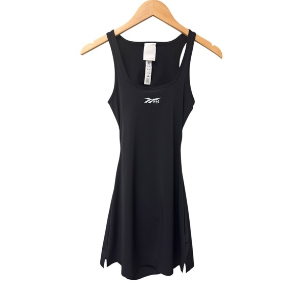 Reebok By Victoria Beckham Black Sleeveless Sport Dress Black Athletic Tennis XS - Picture 4 of 7